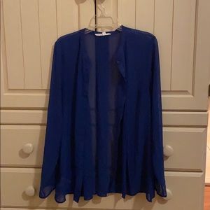 Blue Transparent Top